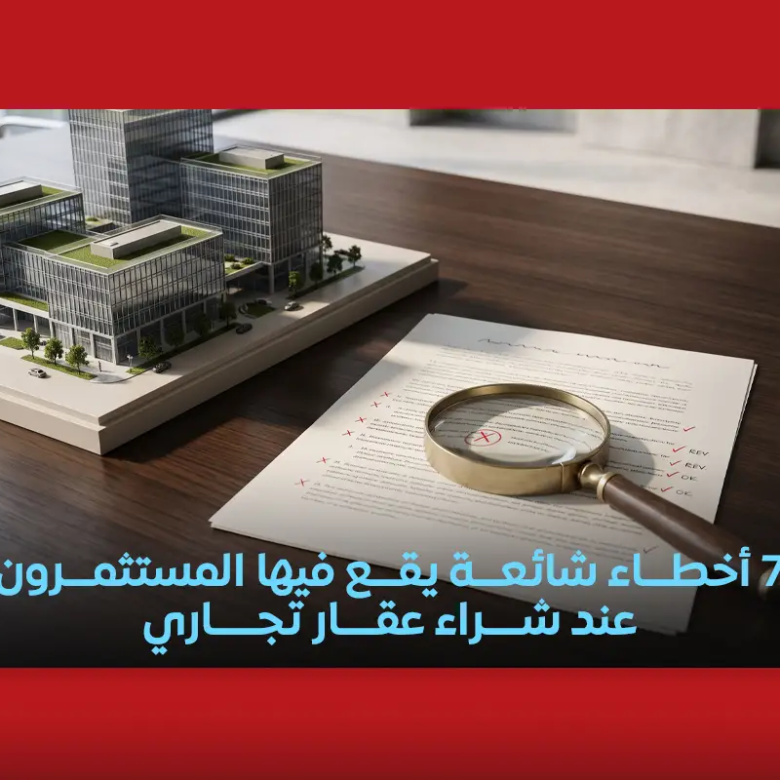 7 أخطاء شائعة يقع فيها المستثمرون عند شراء عقار تجاري