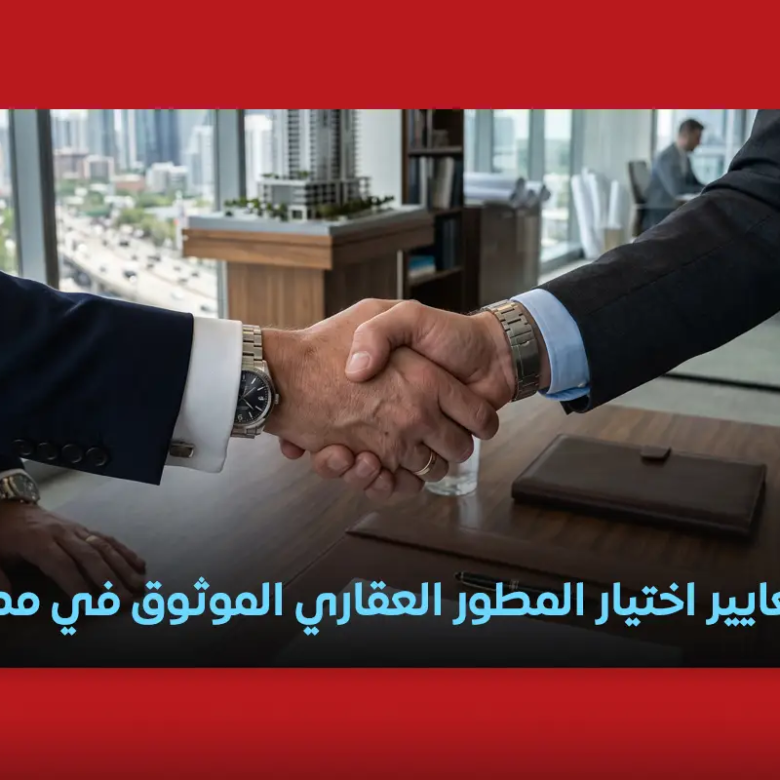 معايير اختيار المطور العقاري الموثوق في مصر